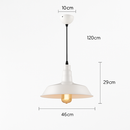 Suspension industrielle rétro style nordique pour bar et loft — LZ4X9T2
