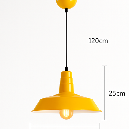 Suspension industrielle rétro style nordique pour bar et loft — LZ4X9T2