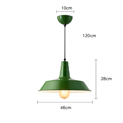 Suspension industrielle rétro style nordique pour bar et loft — LZ4X9T2