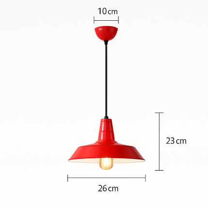Suspension industrielle rétro style nordique pour bar et loft — LZ4X9T2