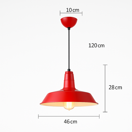 Suspension industrielle rétro style nordique pour bar et loft — LZ4X9T2