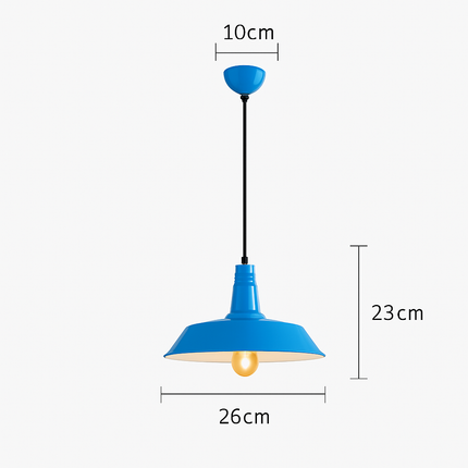 Suspension industrielle rétro style nordique pour bar et loft — LZ4X9T2