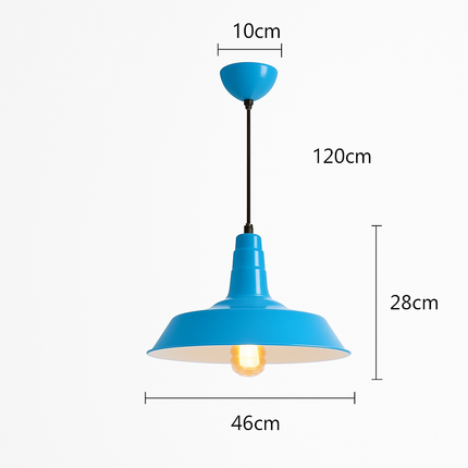 Suspension industrielle rétro style nordique pour bar et loft — LZ4X9T2