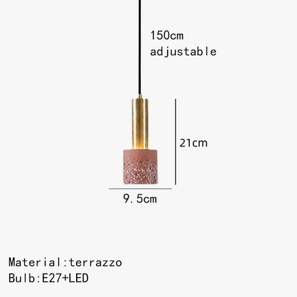 Suspension design terrazzo pour intérieur moderne et élégant — LZ4Q7N2