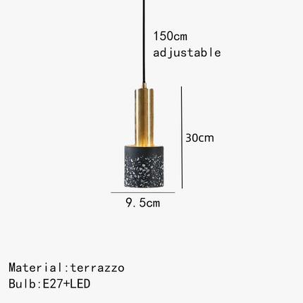 Suspension design terrazzo pour intérieur moderne et élégant — LZ4Q7N2