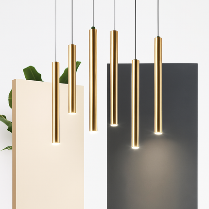 Suspension dorée pour restaurant et salle à manger — LZ4X9P