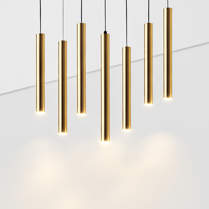 Suspension dorée pour restaurant et salle à manger — LZ4X9P