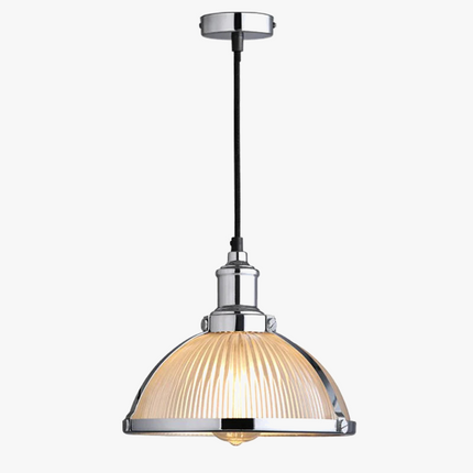 Suspension vintage en verre avec abat-jour LED style loft — LZ4X9Q2