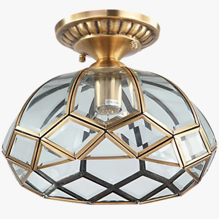 Suspension vintage en bronze pour éclairage intérieur raffiné — LZ4G7X2