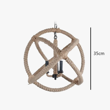 Suspension vintage en chanvre pour café et restaurant — LZ4X9P