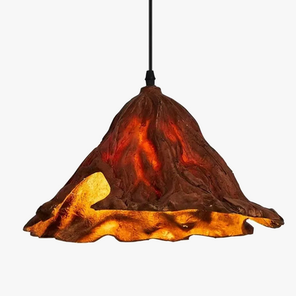 Suspension vintage en résine forme feuille de lotus pour éclairage intérieur rétro — LZ4X9P