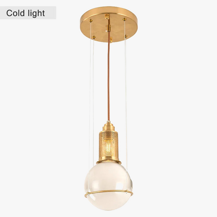 Suspension en verre cristal au design nordique pour cafés et restaurants — LZ4X9B2