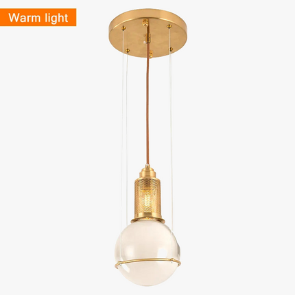 Suspension en verre cristal au design nordique pour cafés et restaurants — LZ4X9B2