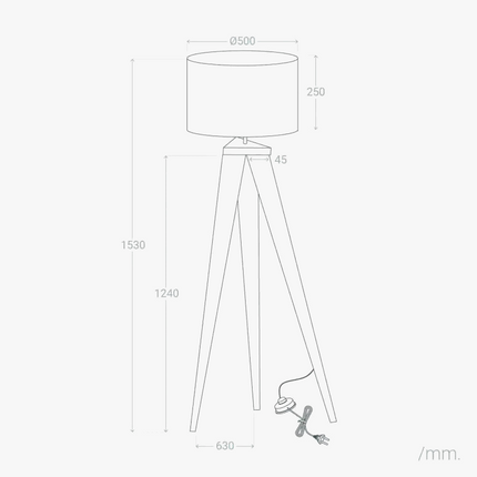 TECHBREY lampadaire Wol