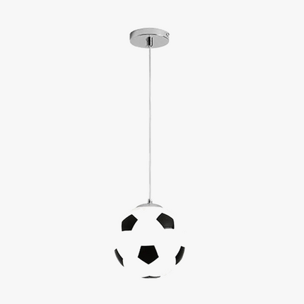 Suspension E27 boule de verre design ballon de basket — LZ4X9T1