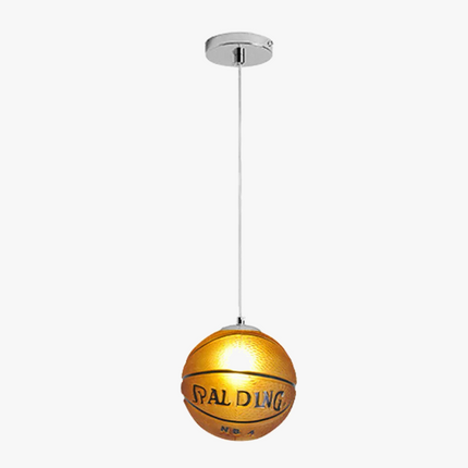 Suspension E27 boule de verre design ballon de basket — LZ4X9T1