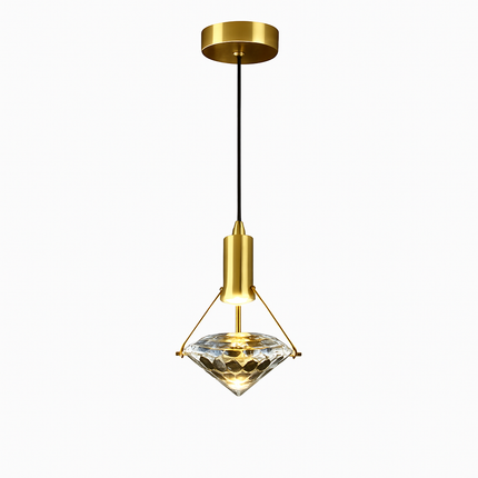 Suspension LED moderne cristal pour cuisine et chambre — LZ4X9P