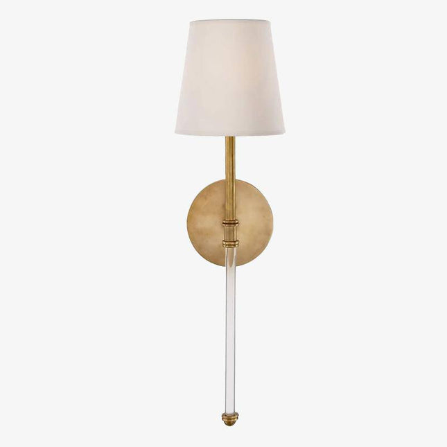 Applique murale LED avec barre et abat-jour en tissu style traditionnel — LZ4X9T2