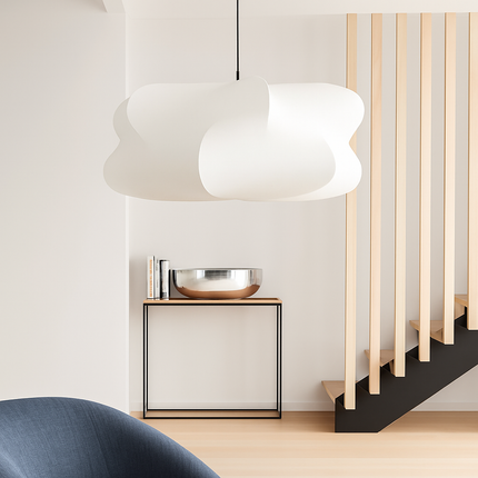Suspension Wabi-sabi en soie style japonais pour salon et boutique — LZ4X9T