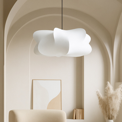 Suspension Wabi-sabi en soie style japonais pour salon et boutique — LZ4X9T